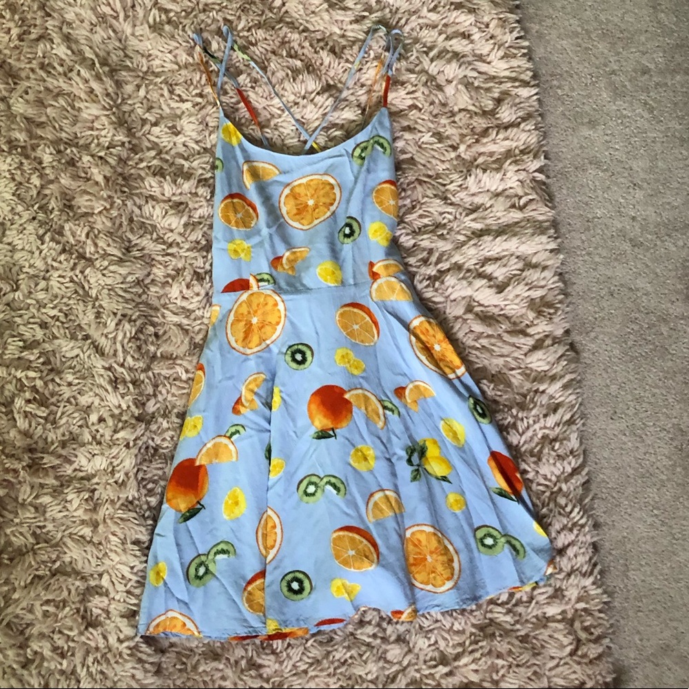 CUTE FRUITY SUMMER DRESS forever 21
